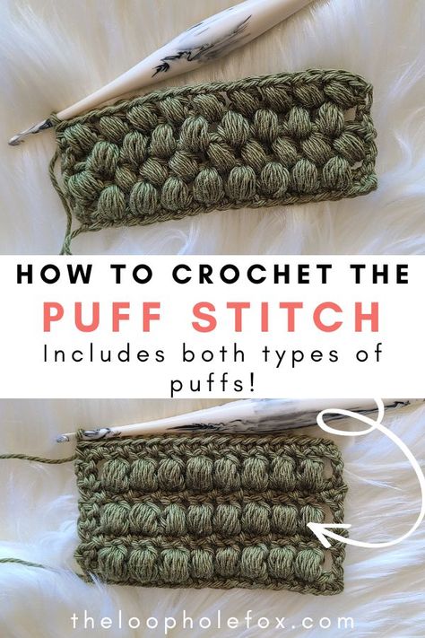 Couture, Puff Stitch Crochet Tutorial, Crochet Blanket For Beginners, Crochet Puff Stitch, Crochet Blanket Border, Easy Beginner Crochet Patterns, Free Crochet Blanket, Puff Stitch Crochet, Crochet Patterns Free Beginner
