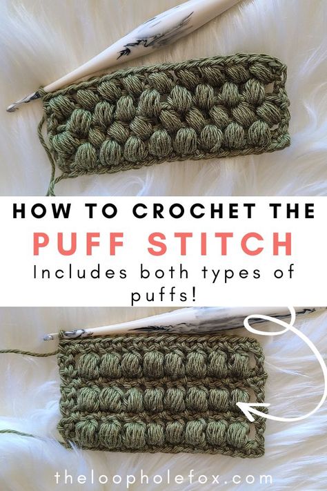 Couture, Puff Stitch Crochet Tutorial, Crochet Blanket For Beginners, Crochet Puff Stitch, Easy Beginner Crochet Patterns, Free Crochet Blanket, Puff Stitch Crochet, Crochet Patterns Free Beginner, Crochet Stitches For Blankets