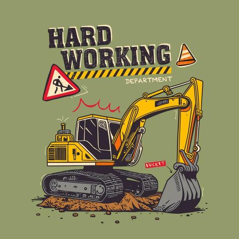 Excavator Cartoon, Excavator Logo, Batman Comic Cover, Cartoon Cars, Profile Image, Fashion Design For Kids, Construction Machines, Phone Wallpaper For Men, Cityscape Photos