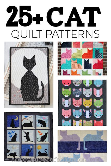 Couture, Patchwork, Themed Quilts, Cat Quilt Block, Cat Quilt Patterns, Colorful Hairstyles, Quick Quilt, Dog Quilts, Quilt Square Patterns