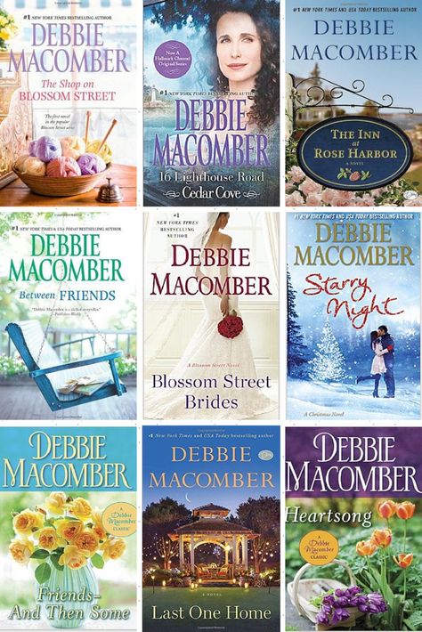 Must-Read Debbie Macomber Novels Book Boyfriends, Cedar Cove, Debbie Macomber, Diana Gabaldon, Thomas Brodie, Outlander Series, Book Worm, World Of Books, Book List