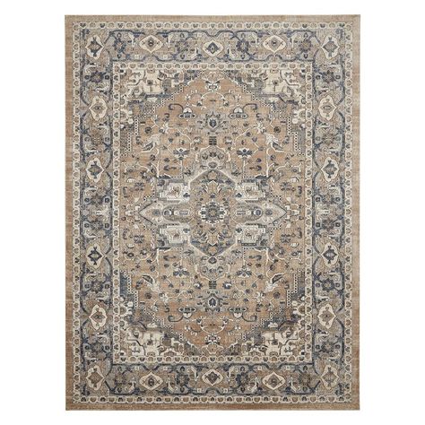 When your home needs a quick makeover choose this versatile Nourison Concerto Persian area rug. Click this HOME DECOR & FURNITURE GUIDE to find the perfect fit and more! When your home needs a quick makeover choose this versatile Nourison Concerto Persian area rug. Click this HOME DECOR & FURNITURE GUIDE to find the perfect fit and more! CONSTRUCTION & CARE Polypropylene, polyester Cut & loop pile Pile height: 0.32'' Transparent sprayed latex backing Professional cleaning recommended ImportedSUS Beige Palette, Garden Rug, Persian Garden, Persian Design, Target Rug, Indoor Rug, Rug Beige, Persian Area Rugs, Sand Beige