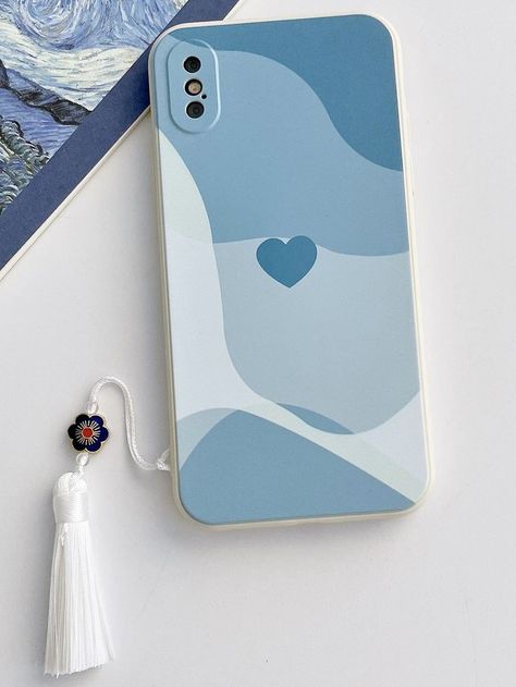 Mobil Cover Design, Blue Phone Case Ideas, Cover Phone Design, Phone Cases For Blue Phones, Back Cover Design Mobile, Phone Cover Design Ideas, Cool Phone Case Ideas, Phone Back Cover Ideas, Handmade Phone Case Painted