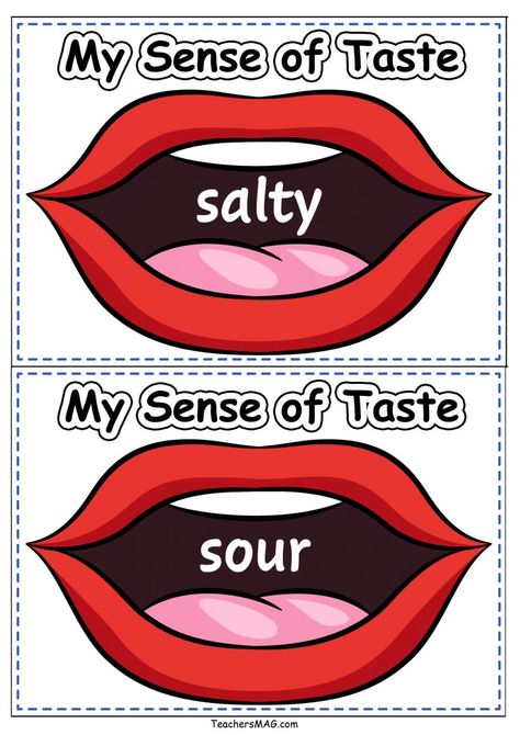 Sense of Taste Printables for Preschoolers | TeachersMag.com Sense Of Taste Activities Kindergarten, Taste Preschool Activities, Sense Of Taste Art Preschool, Senses Smell Activities, Taste Activities For Preschoolers, Sense Of Taste Activities Preschool, Sense Of Taste Worksheet, Sense Of Taste Activities, Smell Activities