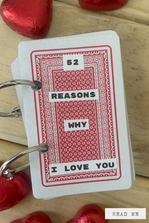 52 Reasons Why I Love You DIY Cards for the hopelessly romantic! Reasons Why I Love You Book Diy, 53 Reasons Why I Love You Cards, 52 Cards Why I Love You, 52 Reasons I Love You, 52 Reasons Why I Love You Cards Diy, Reasons Why I Love You Cards, 52 Reasons Why I Love You Cards For Him, Diy Love Book For Him, Reasons I Love You Boyfriend