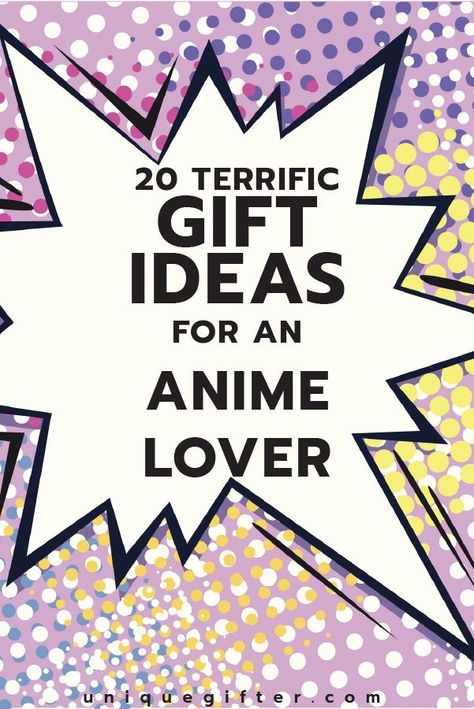 Stumped about what to give an anime lover for Christmas or their birthday? Be stumped no longer! Here's 20 gift ideas for an anime lover, otakus! Anime Gift Basket Ideas, Birthday Gifts For Boyfriend Anime, Anime Gifts For Friends Diy, Anime Gift Basket, Gifts For Fathers Birthday, Anime Diy Ideas, Diy Anime Gifts Ideas, Boyfriend Birthday Gift Ideas, Gifts For Anime Lovers