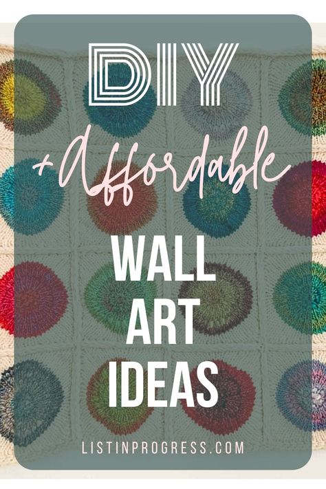 Here's a ton of inspiration to create your own DIY wall art. From large canvas creations to prints to collage, you can make stunning wall art for your home without spending a bundle. #wallart #art #artwork #decor #homedecor #diyart #diywallart Large Art Ideas Diy, Simple Art For Living Room, Diy 2 Canvas Wall Art, Room Stencils Wall, Diy Art For Wall Decor, Diy Boho Art Canvas, Easy Large Diy Wall Art, Diy Outside Wall Decor, Making Your Own Wall Art