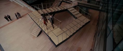 An Architectural Review of Inception - RTF | Rethinking The Future Leonardo Dicaprio, Penrose Stairs, Aesthetic Room Ideas, Room Ideas Aesthetic, Futuristic Style, Old Room, Black And White Painting, Modern Buildings, Inception
