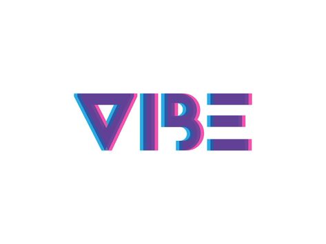 VIBE Logo Design wordmark typography app web ux ui identity blue abstract mark vector logo brand design branding logo design icon flat vibration Logos, Vibe Logo Design Ideas, Vibe Logo Design, Vibration Typography, Heatmap Design, Vibe Typography, Vibes Logo Design, Brand Logo Design Ideas, Vibe Icon