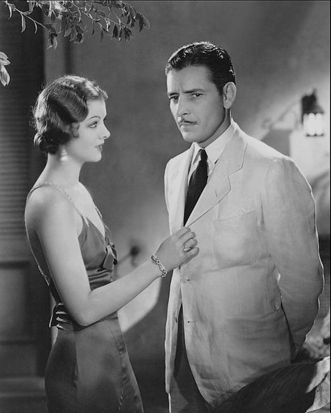 Myrna Loy and Ronald Colman in Arrowsmith. 1931. Actors & Actresses, Noir Detective, Ronald Colman, Pre Code, John Ford, Myrna Loy, Guys And Dolls, Don Juan, Old Hollywood