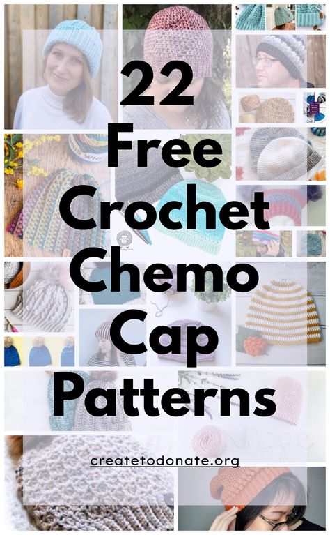 Crochet Hats Free Pattern Ladies, Chemo Caps Pattern, Beanie Hat Crochet Pattern, Chemo Head Scarf, Crochet Baby Cap, Crochet Caps, Beanie Pattern Free, Crochet Beanie Pattern Free, Chemo Beanies