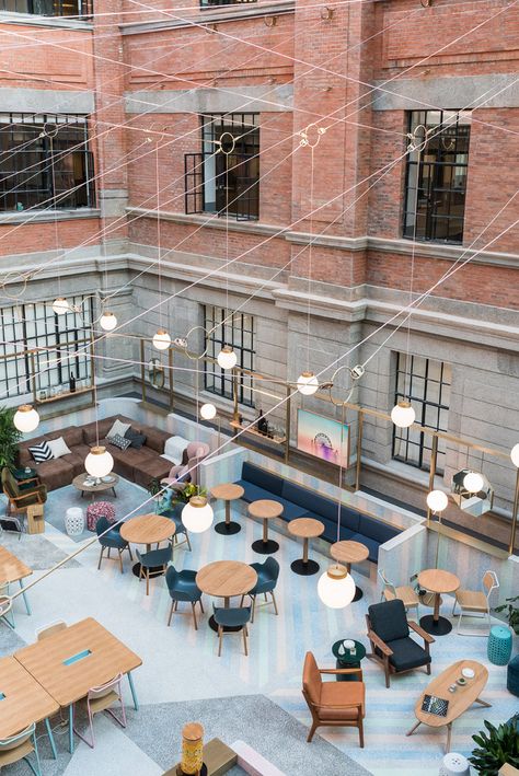 Gallery of WeWork Weihai Lu / Linehouse - 6 Corporate Design, Coworking Space Design, Work Cafe, Shared Office Space, Best Architects, Community Space, Workspace Design, Coworking Space, Cafe Design