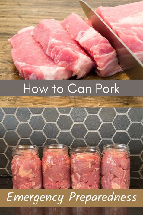 Are you concerned about how to store your food for emergency situations? Pressure canning your pork loin can provide you with both quick meals and a reliable form of food storage. Pressure canning will ensure that your pork loin is properly cooked and can last for an extended period of time. Canning Pressure Cooker Recipes, Pressure Canning Pork Loin, Pork Canning Recipes, How To Can Pork Loin, Pressure Canning Pork Recipes, Canning Pork Chops, Canning Pork Loin Recipes, How To Can Meat, Pressure Cooker Canning Recipes