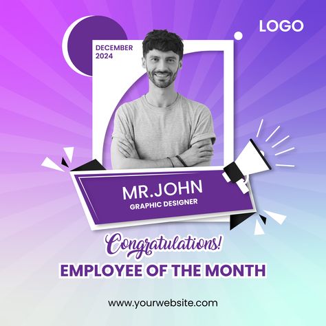 Download this Premium Vector File about Employee of the month vector template, and discover more than 74 Million Professional Graphic Resources on Freepik. #freepick #employeeofthemonth #employeepost Employee Of The Month Template, Employee Social Media Post, This Or That Social Media Post, Employee Of The Month Design, Infographic Social Media Post, Employee Of The Month Poster, Welcome Poster Design, Congratulations Banner, Welcome Post