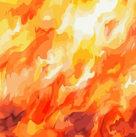 Fire. Fire flame background. Color vector illustration. Watercolor. Fire Illustration Art, Fire Reference, Flames Illustration, Fire Watercolor, Watercolor Fire, Flame Background, Fire Illustration, Fire Background, Fire Wallpaper