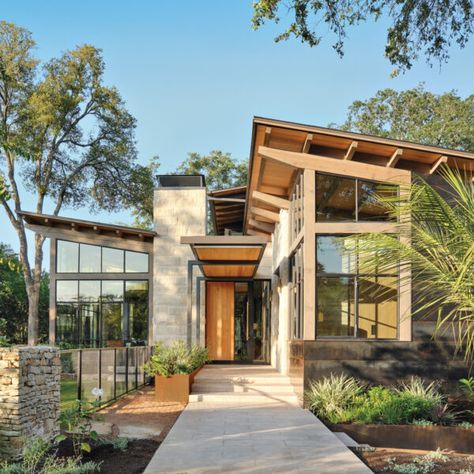 Coastal Apartment Decor, Coastal Apartment, Passive Solar Design, Lake Austin, Contemporary Coastal, Coastal Contemporary, Contemporary Exterior, Gorgeous Houses, Highland Homes