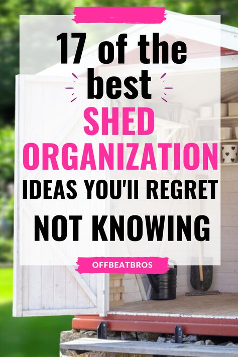 Tiny Tool Shed Ideas, Organizing Ideas For Shed, Tiny Shed Organization Ideas, Shed Tools Organization, Inside Shed Organization, Potting Shed Shelving Ideas, Pallet Shed Organizer, Yard Tool Storage Shed, Small Yard Storage Ideas