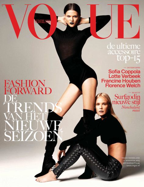 Vogue Poses, Vogue Netherlands, High Fashion Poses, Magazine Vogue, Vogue Magazine Covers, Model Magazine, Fashion Model Poses, Florence Welch, Fashion Magazine Cover