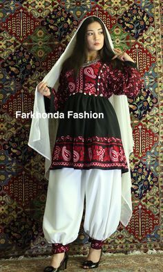 Traditional Dresses All Over The World, Short Afghan Dresses, Afgani Kurti Designs, Simple Afghani Dress, Hazaragi Dress Design, Afghan Dresses Traditional, Afghan Clothes Traditional, Afghan Style, Afghan Women