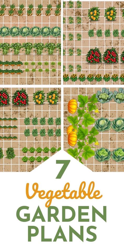 Planning a vegetable garden but all you have room for is a 10 x 10 space? You might be surprised by what you can grow. Here are sample garden plans for your smaller garden Garden Planting Layout, Plan Potager, Planting Layout, Veggie Garden Layout, Vegetable Garden Layout Design, Small Garden Plans, Small Garden Layout, Garden Planning Layout, Vegetable Garden Beds