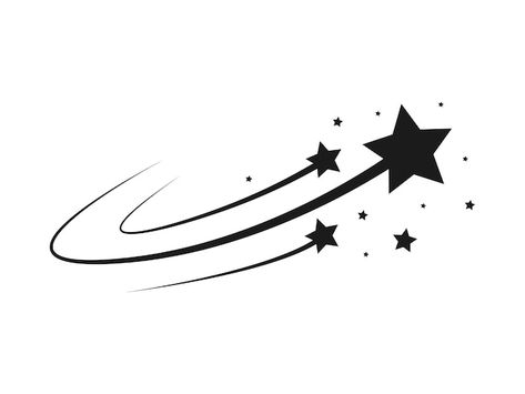 Shooting Star Drawing, Fireworks Vector, Create A Logo Free, Black Paper Background, Vector Star, Karakter Minecraft, Star Overlays, Letters Logo, Star Logo Design