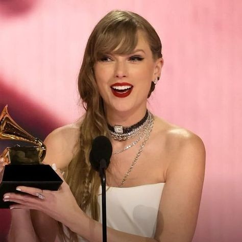 MEAWW on Instagram: "At the 66th Grammy Awards on Sunday night, Taylor Swift achieved another milestone by winning not only Best Pop Vocal Album but also Album of the Year for her 2022 release, "Midnights." This remarkable feat made her the first person in Grammy history to win Album of the Year four times. During her acceptance speech at the ceremony held in Los Angeles, Swift surprised fans by announcing the release of a completely new album. With a touch of humor, she revealed, "Okay, this is my 13th Grammy, which is my lucky number—I don’t know if I had ever told you that." Swift then proceeded to share the secret she had been keeping for the past two years, announcing the upcoming release of her brand-new album titled "The Tortured Poets Department," scheduled for April 19. #taylorsw Angeles, Side Bangs, Acceptance Speech, Album Of The Year, Lucky Number, Taylor Swift Album, April 19, The Hundreds, Sunday Night
