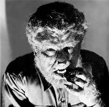 The Wolfman played by Lon Chaney Jr The Wolfman 1941, The Wolf Man 1941, Wolf Man 1941, Universal Monsters Art, Hollywood Monsters, The Wolf Man, The Wolfman, Classic Monster Movies, Lon Chaney Jr