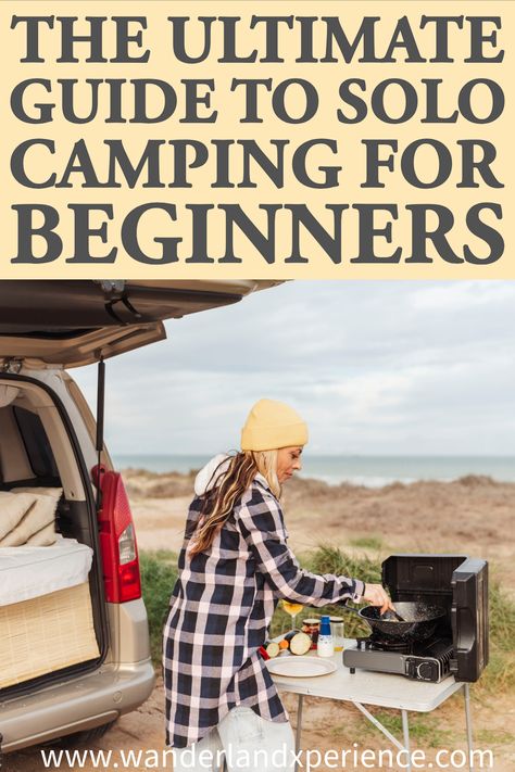 New to solo camping? This comprehensive guide covers essential gear, safety tips, and strategies for an unforgettable adventure. Solo Camping Women, Camping Solo, What To Bring Camping, Senior Travel, Overland Gear, Suv Camping, Camping For Beginners, Solo Camping, Camping Inspiration