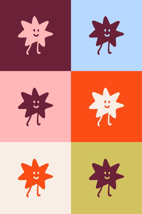 We created a custom hand drawn character as part of our branding overhaul of the nonprofit Good.Store. The character, Dot, is a stylized star, symbolizing cheerfulness, success, science, and discovery. The color palette is bold but sophisticated, including soft pink, blue, and cream contrasted by a rich plum, bright red, and chartreuse green.  Interested in seeing more of our branding work? Take a look at some of our featured projects on our website. Plum Green Blue Color Palette, Blue Red Pink Color Palette, Chartreuse Green Color Palette, Red And Yellow Colour Palette, Bold Bright Color Palette, Cream And Red Color Palette, Cream And Green Palette, Color Palettes For Illustration, Soft Bright Color Palette