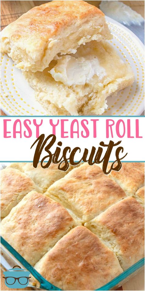 Brioche, Easy Homemade Rolls, Yeast Biscuits, Yeast Roll, Easy Yeast Rolls, Homemade Yeast Rolls, Homemade Yeast, Recipes With Yeast, Homemade Biscuits Recipe