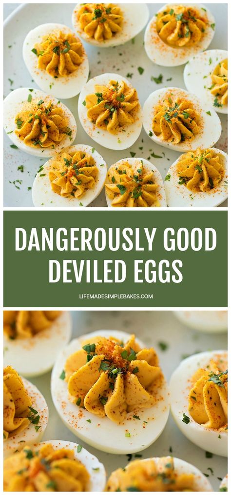 Essen, Egg Recipes, Devilled Eggs Recipe Best, Devilled Eggs, Life Made Simple, Best Deviled Eggs, Deviled Eggs Recipe, Deviled Eggs, Thanksgiving Dinner