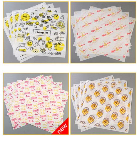 Custom Food Packaging and Wrapping: Oil-proof wax paper with custom imprint. Order in bulk from Brand Spirit. Burger Packaging, Sandwich Burger, Custom Shipping Boxes, Food Wrapping Paper, Bread Sandwich, Food Business Ideas, Burger Fries, Food And Beverage Industry, Food Branding