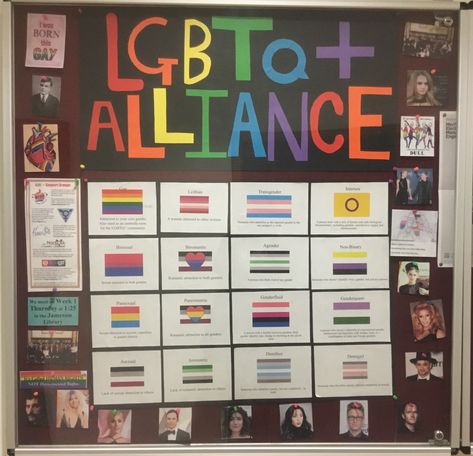 Diversity Club High School, Gsa Club Poster Ideas, Gsa Activities High School, Gsa Club Ideas High Schools, Gsa Club Posters, Lgbtq Club Ideas, Pride Club Ideas, School Club Ideas Highschool, Gsa Club Ideas