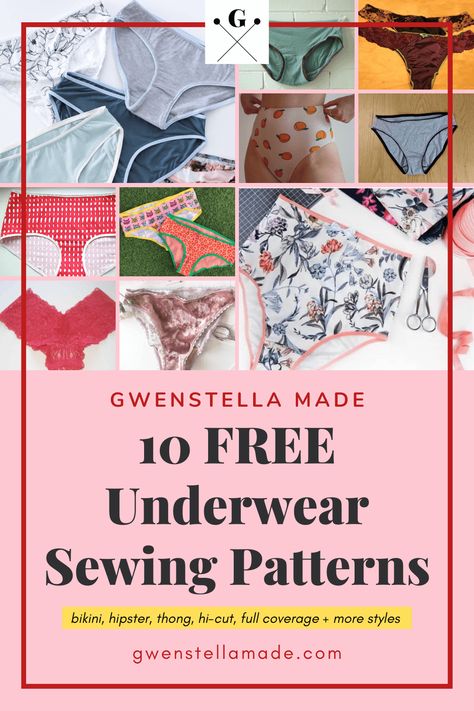 Beginning Sewing Patterns, Free Accessory Sewing Patterns, Free Bra Sewing Pattern, Panty Sewing, Bra Sewing Pattern, Shop Tattoo, Sewing Patterns Free Women, Bralette Pattern, Lingerie Patterns