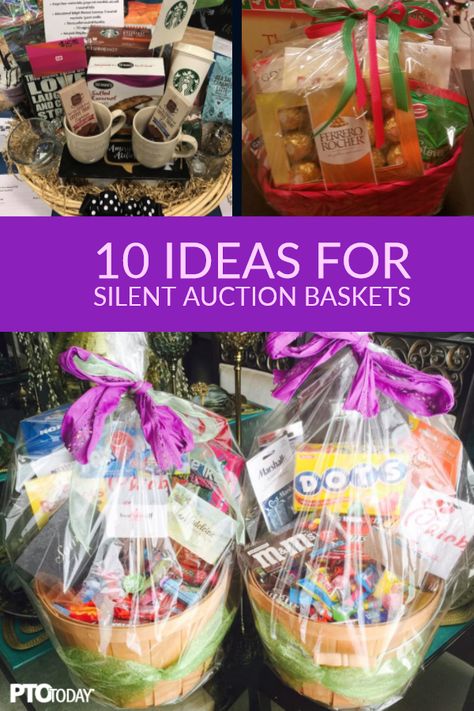 New ideas for your upcoming silent auction! Auction Basket Themes, Tricky Tray Baskets, Silent Auction Gift Basket Ideas, Raffle Gift Basket Ideas, Silent Auction Basket, Silent Auction Fundraiser, Auction Gift Basket Ideas, Tricky Tray, Chinese Auction