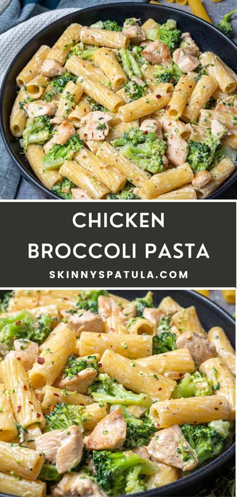 Chicken Broccoli Pasta, Plats Healthy, Easy Pasta Dinner, Snacks Healthy, Vegetarian Healthy, Broccoli Pasta, Salad Pasta, Easy Healthy Meal Prep, Healthier Food