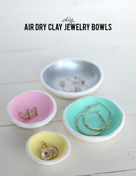 Fimo, Air Dry Clay Bowl, Dry Clay Jewelry, Air Dry Clay Jewelry, Clay Moulding, Diy Air Dry Clay, Diy Bowl, How To Make Clay, Clay Bowl