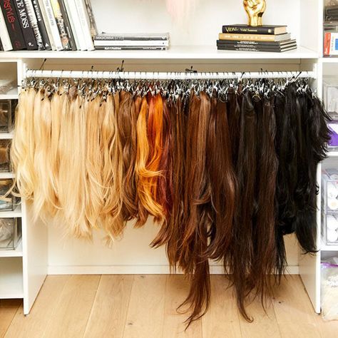Wigs Storage Ideas, Hair Storage, Wig Storage, Hair Product Storage, Good Quality Wigs, Growing Your Hair Out, Hair Salon Decor, Affordable Wigs, Cheap Wigs