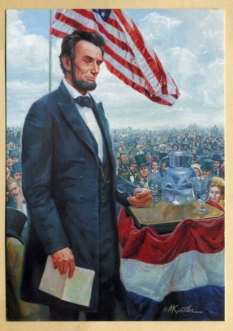 Kawaii, Abraham Lincoln Gettysburg Address, 10 Sentences, Gettysburg Address, Abe Lincoln, History Magazine, United States Presidents, National Cemetery, American Presidents