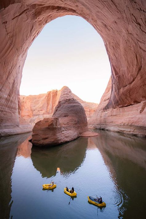 Guided kayak tours on Lake Powell Lake Powell Arizona, Horseshoe Bend Arizona, Page Az, Arizona Adventure, Arizona Vacation, Arizona Road Trip, Canyon Lake, Kayak Tours, Utah Travel