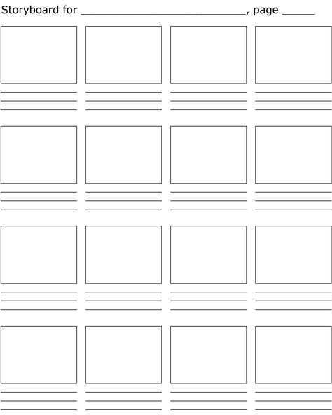Storyboard Template | STORYBOARD TEMPLATE | Holland LA Stop Motion Organisation, Goodnotes Paper, Storyboard Template, Storyboard Ideas, Animation Storyboard, Animation Stop Motion, Media Arts, Wattpad Book Covers, Digital Storytelling