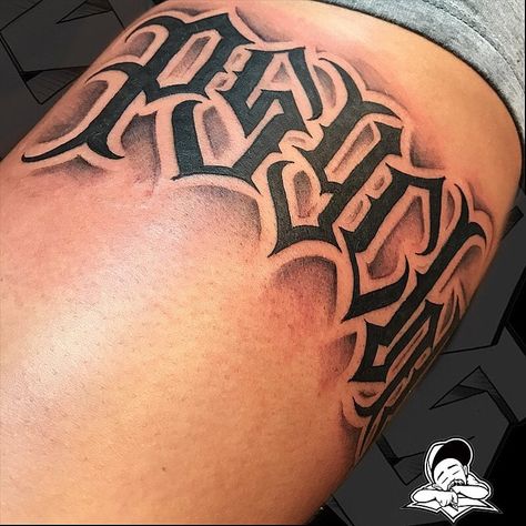 Tattoo by Big Sleeps #BigSleeps #letteringtattoos #lettering #text #quote #font #writing #shadow | By Big Sleeps | Jul 29th 2018 | 621229 Shading In Tattoos, Shaded Lettering Tattoo, Negative Shading Tattoo Letters, Text Font Tattoo, Cool Text Tattoo, Front Tattoo Fonts, Big Sleeps Lettering, Leterings Tattoo, Tattoo Shading Ideas