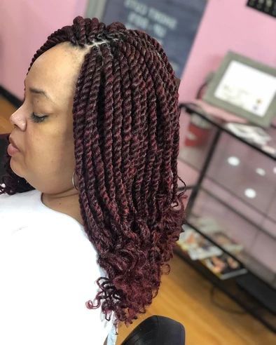 54 Senegalese Twists Loved by Millions of Women - New Natural Hairstyles Crochet Braids, Dreadlocks, Plaits, Senegalese Twist, Twist Braids, Her Hair, A Woman, Braids, Twist