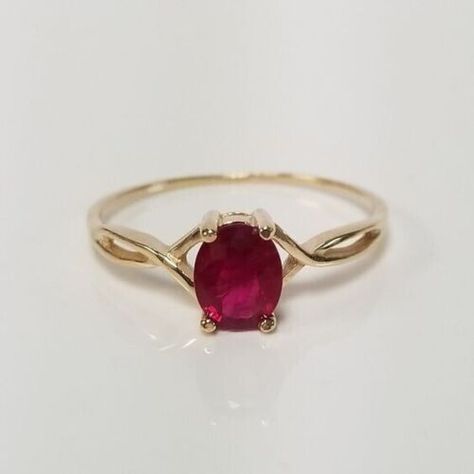 Find many great new & used options and get the best deals for 3.70 Ct Oval Simulated Red Ruby Wedding Engagement Ring 14K Yellow Gold Plated at the best online prices at eBay! Free delivery for many products! Vanki Rings, Emerald Ring Design, Ruby Ring Designs, Stone Ring Design, Graduation Rings, Jewelry Knowledge, Wedding Studs, Red Stone Ring, Ruby Ring Gold