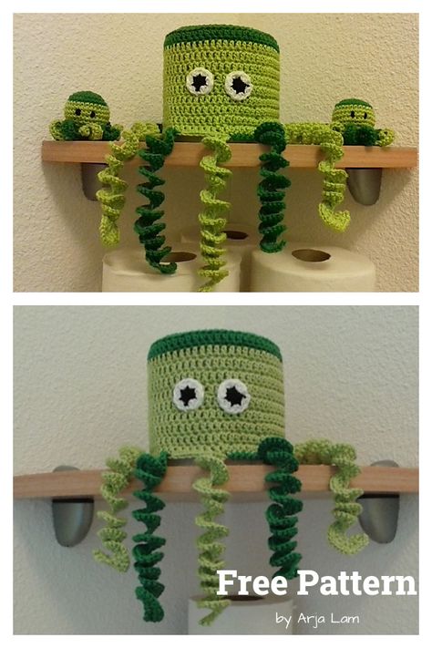 Toilet Roll Octopus Free Crochet Pattern Toilet Paper Holder Crochet, Crochet Toilet Roll Holder, Crochet Toilet Paper Holder Free Pattern, Crochet Toilet Paper Holder, Mermaid Tail Blanket Crochet Pattern, Crochet Toilet Roll Cover, Mermaid Tail Blanket Crochet, Handbags Patterns, Mermaid Tail Blanket