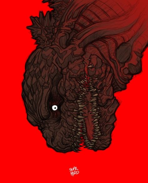 Godzilla Tattoo, King Of Monsters, Shin Godzilla, Long Live The King, Godzilla Comics, Big Robots, Godzilla Wallpaper, All Godzilla Monsters, Humanoid Creatures