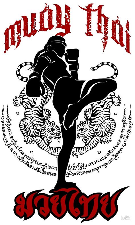 muay thai kick thailand martial art sport logo badge sticker shirt by lu2k  also available at designbyhumans.com Symbol Tattoos, Muay Thai Logo, Muay Thai Art, Thai Symbols, Muai Thai, Muay Thai Tattoo, Symbols Tattoos, Muay Thai Gym, Muay Boran