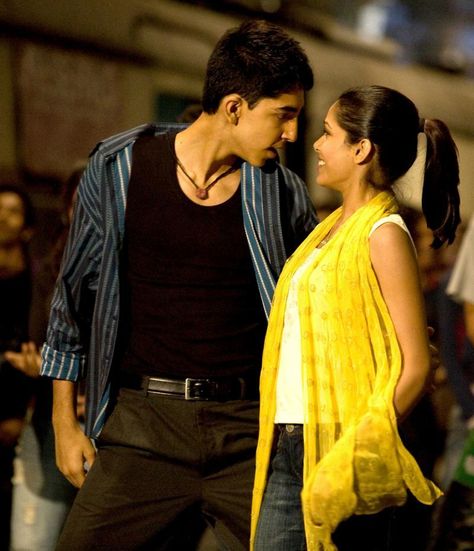 Dev Patel Freida Pinto - Slumdog Millionaire Can Money Buy Happiness, Tom Hulce, Slumdog Millionaire, Dev Patel, The Slums, Irrfan Khan, Jack Dawson, Scarlett O'hara, Eliza Doolittle