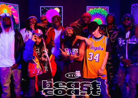 Beast Coast on Rap City's The Basement. Hip Hop, Rap City The Basement, Rap City, Real Hip Hop, The Basement, Set Design, Room Set, Basement, Rap