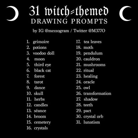 Croquis, Inktober Prompts, 30 Day Art Challenge, 30 Day Drawing Challenge, Drawing Ideas List, Creation Art, Creative Drawing Prompts, Drawing Prompt, What To Draw